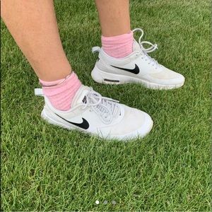 Light grey Nike air Max Thea running shoes